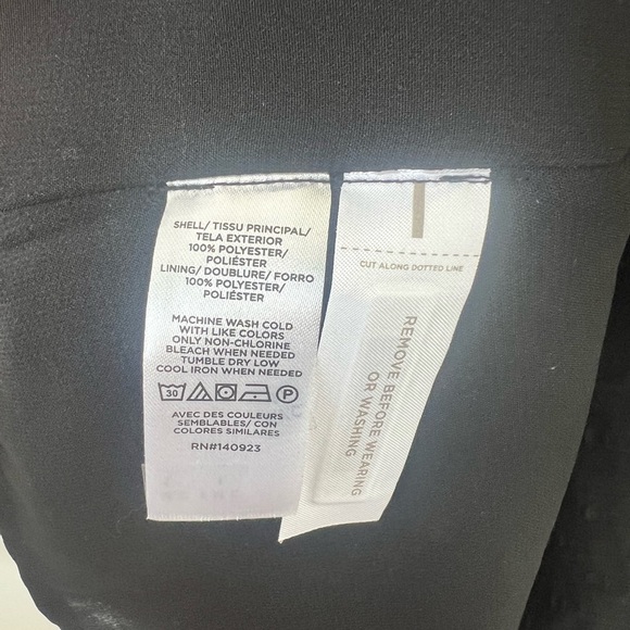 Loft Dot Texture Sheer Sleeve Dress NWT - Picture 5 of 5